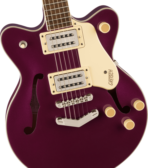 Gretsch G2655 Streamliner Center Block Jr. Double-Cut with V-Stoptail Laurel Fingerboard Burnt Orchid