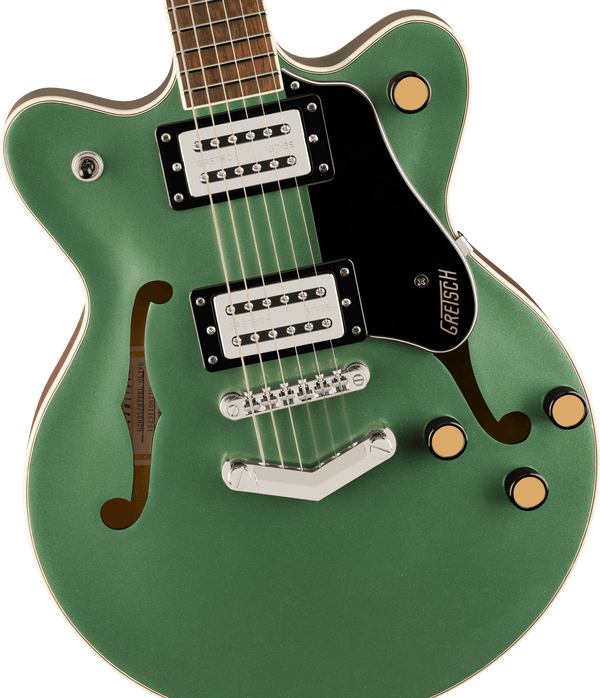 Gretsch G2655 Streamliner Center Block Jr. Double-Cut with V-Stoptail Laurel Fingerboard Steel Olive