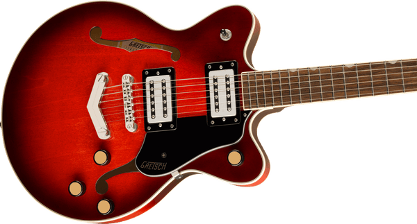 Gretsch G2655 Streamliner Center Block Jr. Double-Cut with V-Stoptail Laurel Fingerboard Claret Burst