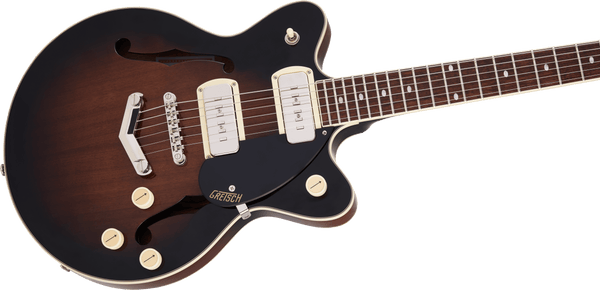 Gretsch G2655-P90 Streamliner Center Block Jr. Double-Cut P90 with V-Stoptail Laurel Fingerboard Brownstone