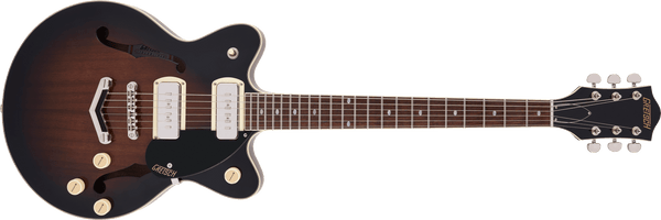 Gretsch G2655-P90 Streamliner Center Block Jr. Double-Cut P90 with V-Stoptail Laurel Fingerboard Brownstone