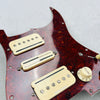 920D Pre-Wired Pickguard HSH Seymour Duncan P-Rails 2014 - Tortoise - 5