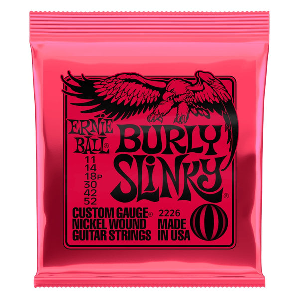 Ernie Ball Burly Slinky Nickel Wound Electric Guitar Strings 11-52 Gauge P02226