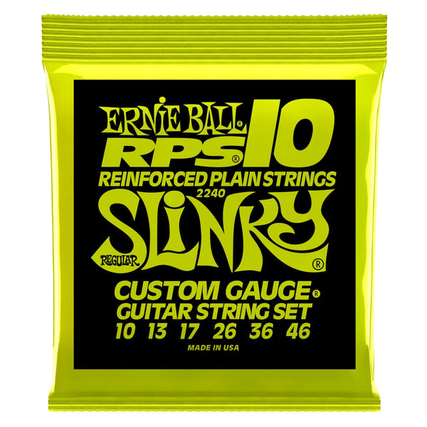 Ernie Ball Regular Slinky RPS Nickel Wound Electric Guitar Strings 10-46 Gauge - P02240