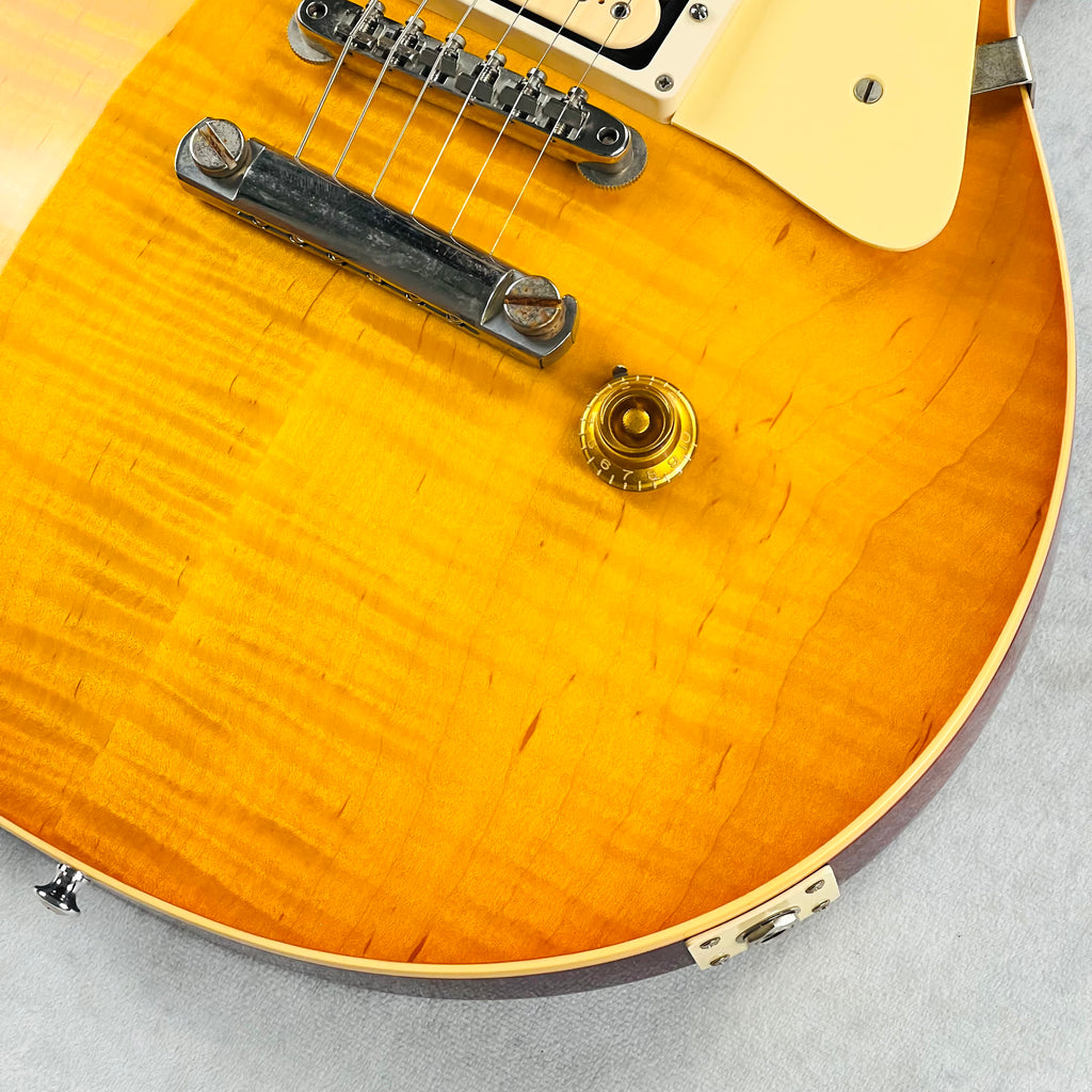 Gibson Custom Shop 1958 Les Paul Reissue Figured Single Pickup VOS 2023 - Dirty Lemonburst - 9