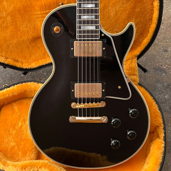 Gibson Custom Shop 1957 Les Paul Custom Murphy Lab Ultra Light Aged 2022 - Ebony - 1