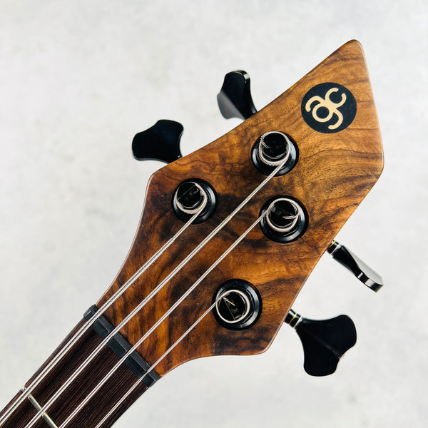 AC Guitars Krell 4/34 Turkish Walnut 4-String Bass 2025 - Satin Natural - 10