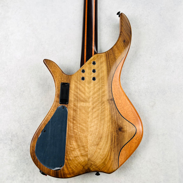 AC Guitars Krell 4/34 Turkish Walnut 4-String Bass 2025 - Satin Natural - 11