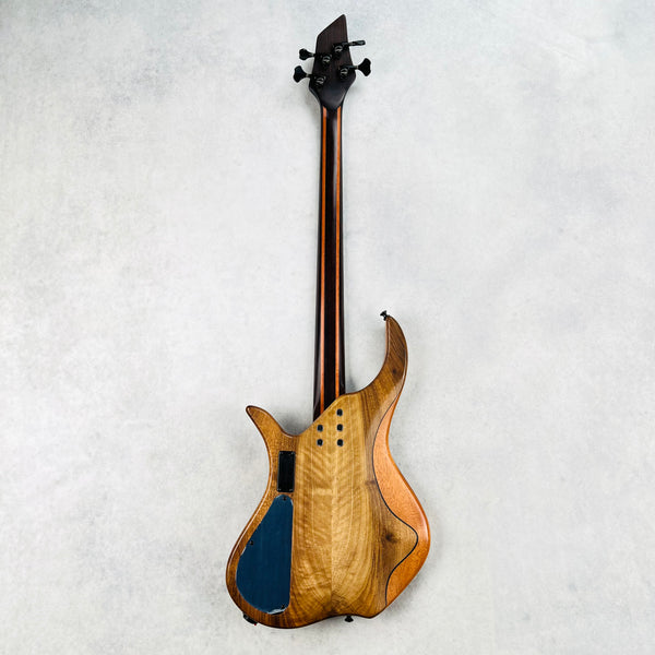 AC Guitars Krell 4/34 Turkish Walnut 4-String Bass 2025 - Satin Natural - 12