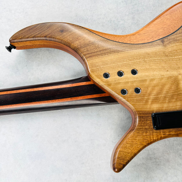 AC Guitars Krell 4/34 Turkish Walnut 4-String Bass 2025 - Satin Natural - 14