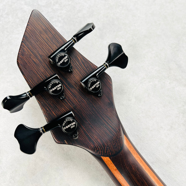 AC Guitars Krell 4/34 Turkish Walnut 4-String Bass 2025 - Satin Natural - 16