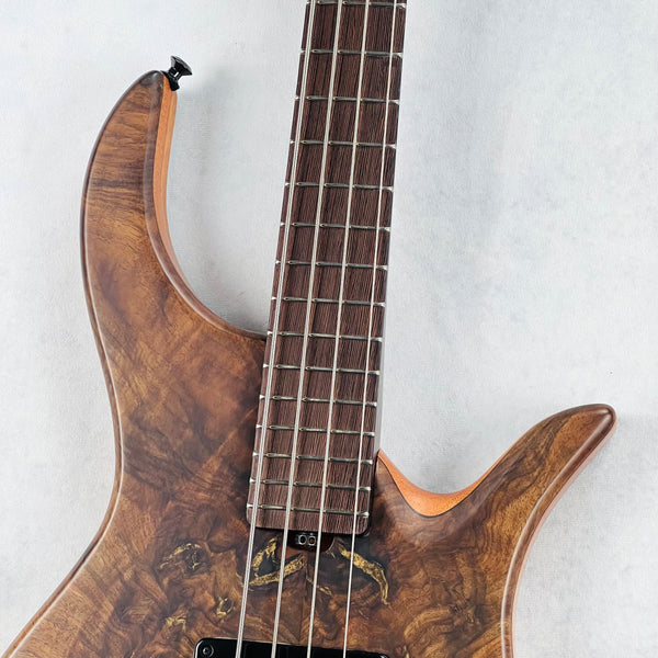 AC Guitars Krell 4/34 Turkish Walnut 4-String Bass 2025 - Satin Natural - 3