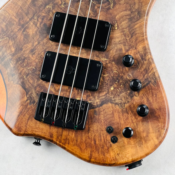 AC Guitars Krell 4/34 Turkish Walnut 4-String Bass 2025 - Satin Natural - 5