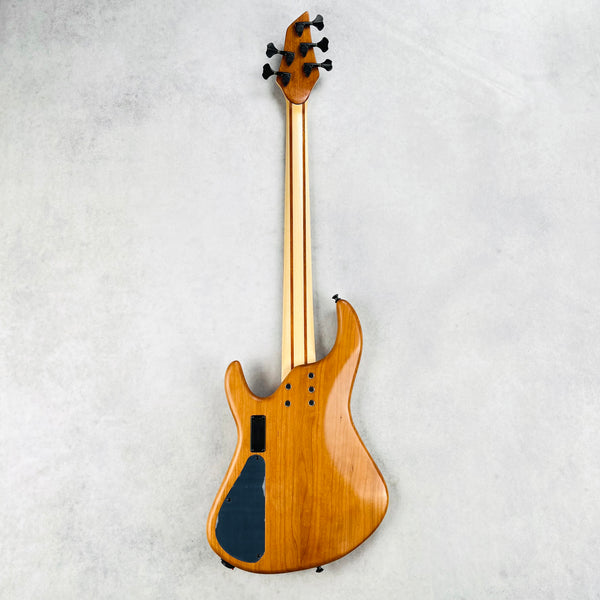 AC Guitars RetroB 5/34 ART Maple Burl NAMM 2025 5-String Bass - Satin Natural - 11
