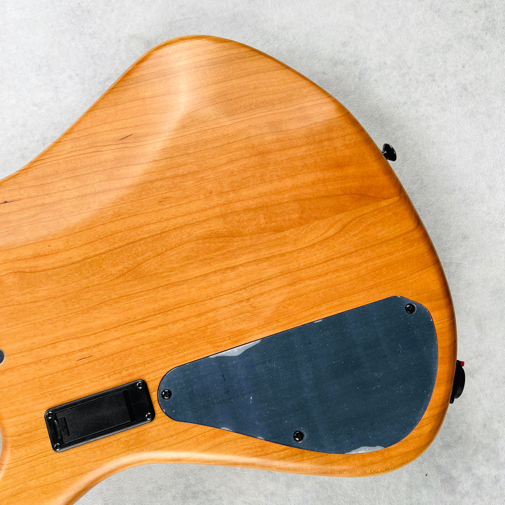 AC Guitars RetroB 5/34 ART Maple Burl NAMM 2025 5-String Bass - Satin Natural - 12