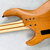 AC Guitars RetroB 5/34 ART Maple Burl NAMM 2025 5-String Bass - Satin Natural - 13