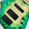 AC Guitars RetroB 5/35 Custom Figured Maple 5-String 2025 - Green Burst - 10