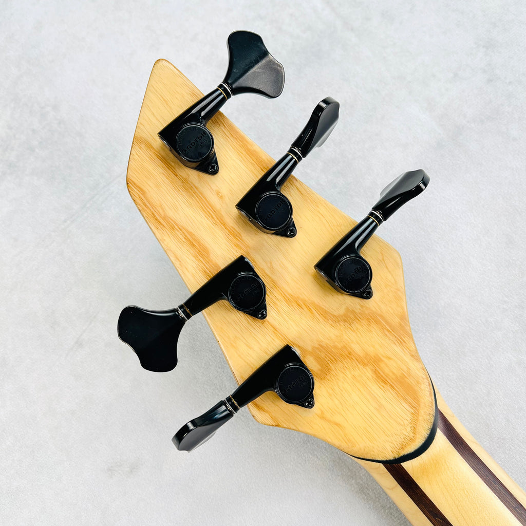 AC Guitars RetroB 5/35 Custom Figured Maple 5-String 2025 - Green Burst - 18