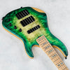 AC Guitars RetroB 5/35 Custom Figured Maple 5-String 2025 - Green Burst - 5