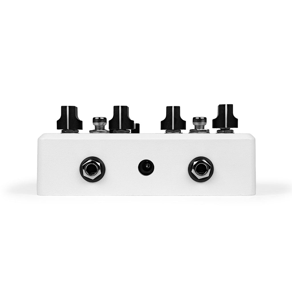 Aclam Dr. Robert Overdrive V3 Pedal - White - Input / Output / Power Jacks