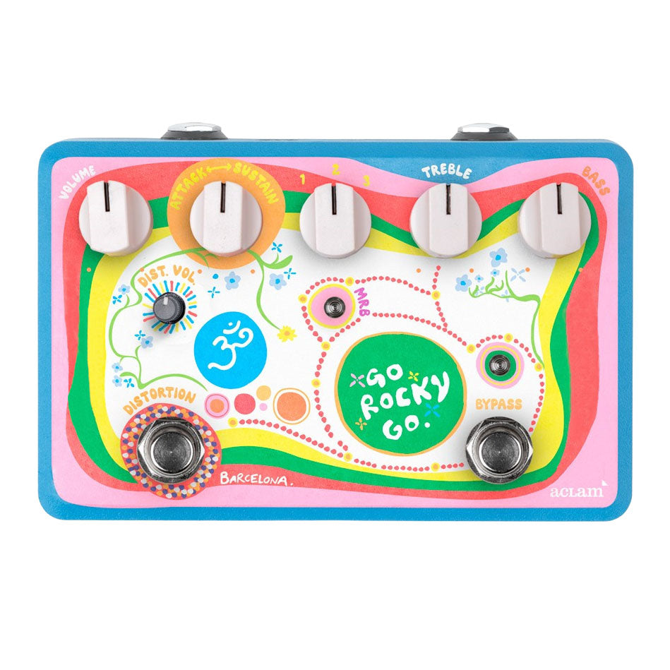 Aclam Go Rocky Go Pedal - Graphic - Top Controls