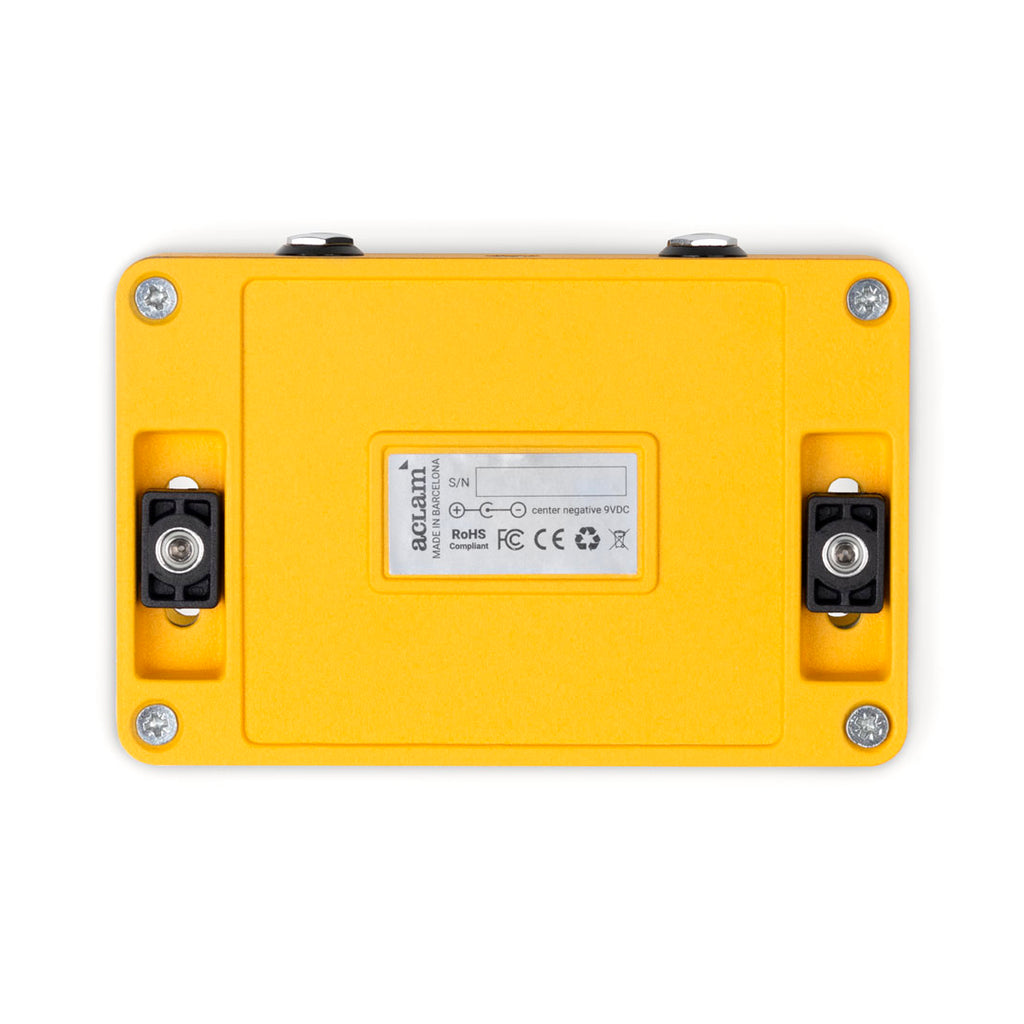 Aclam The Windmiller Preamp Pedal - Yellow - Back