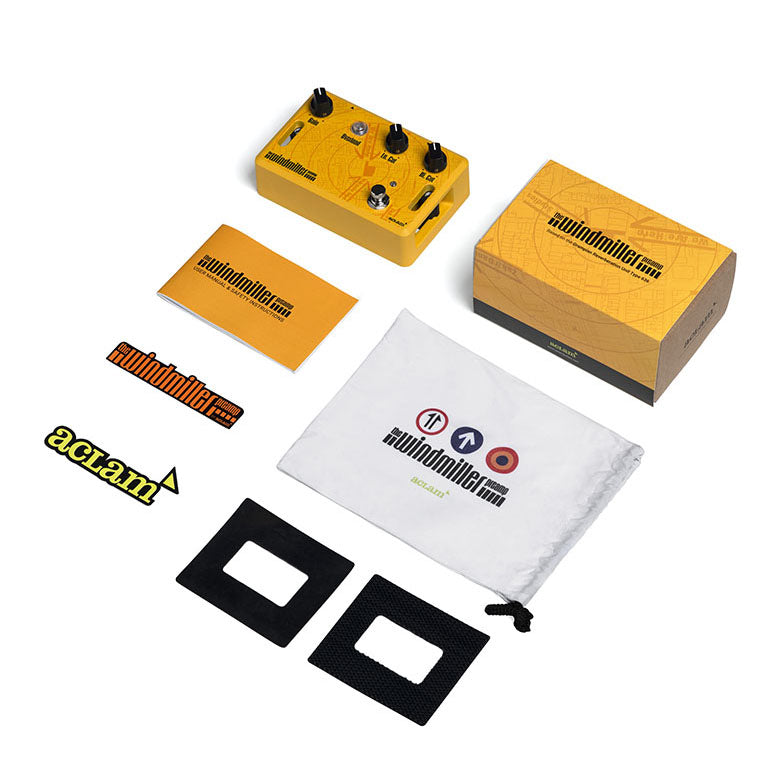 Aclam The Windmiller Preamp Pedal - Yellow - Box and Paperwork
