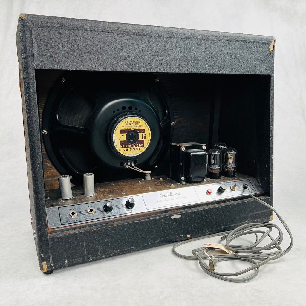 Airline 62-9020A Thunderbolt 1x15" Combo Amplifier 1964 - Black - 9