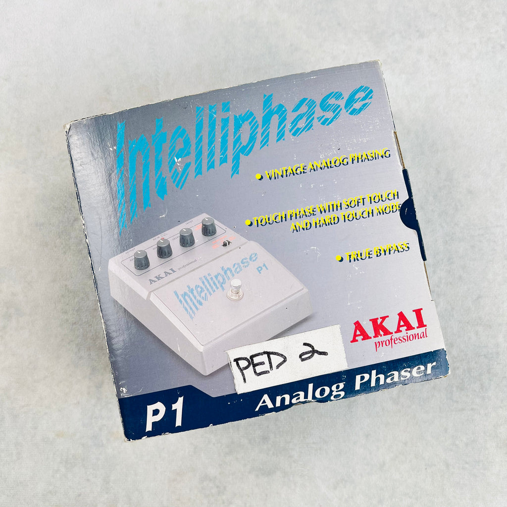 Akai Intelliphase P1 Analog Phaser Owned by Tom Verlaine 1997 - Silver - 9