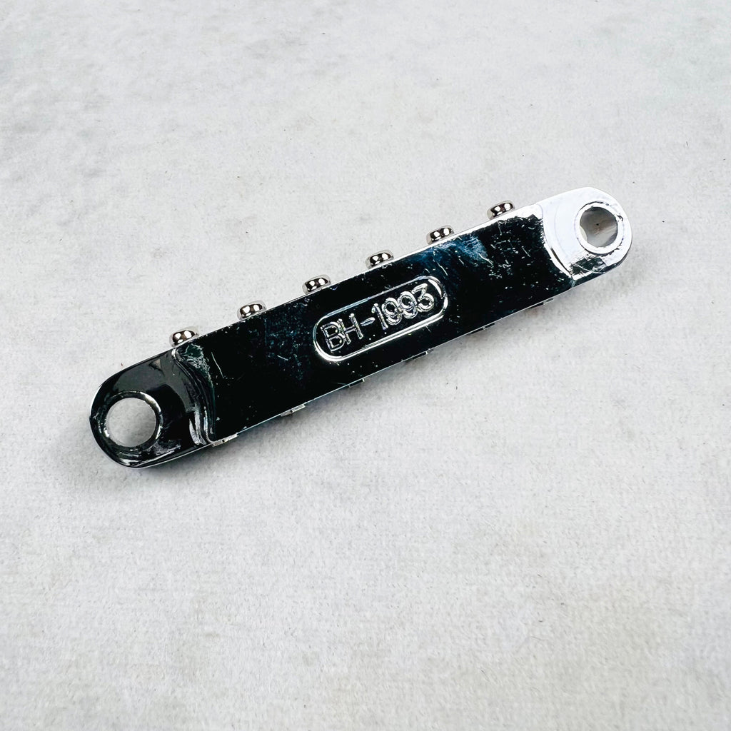 Allparts Nashville Tune-o-matic Style Roller Bridge - Chrome - 3