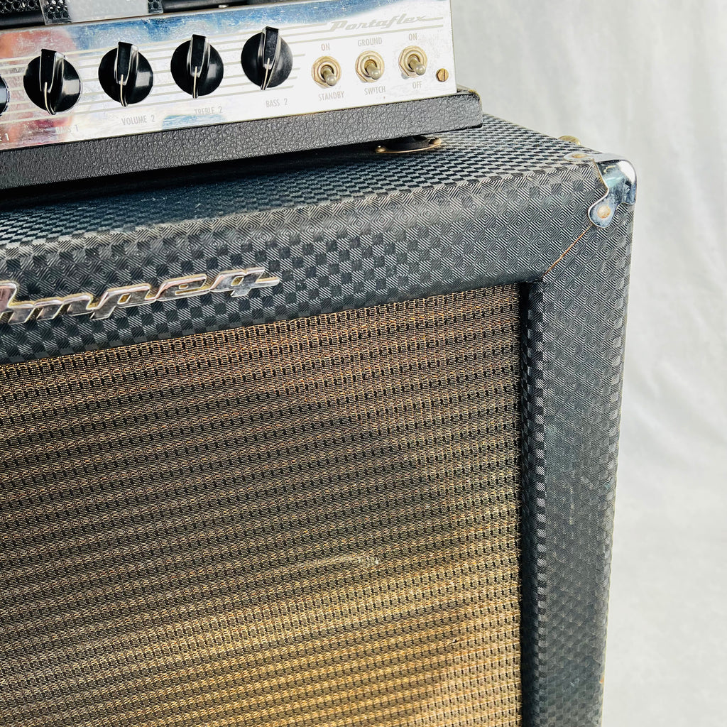 Ampeg B-15N 1x15" Flip Top Bass Combo Amplifier 1966 - Navy - 11