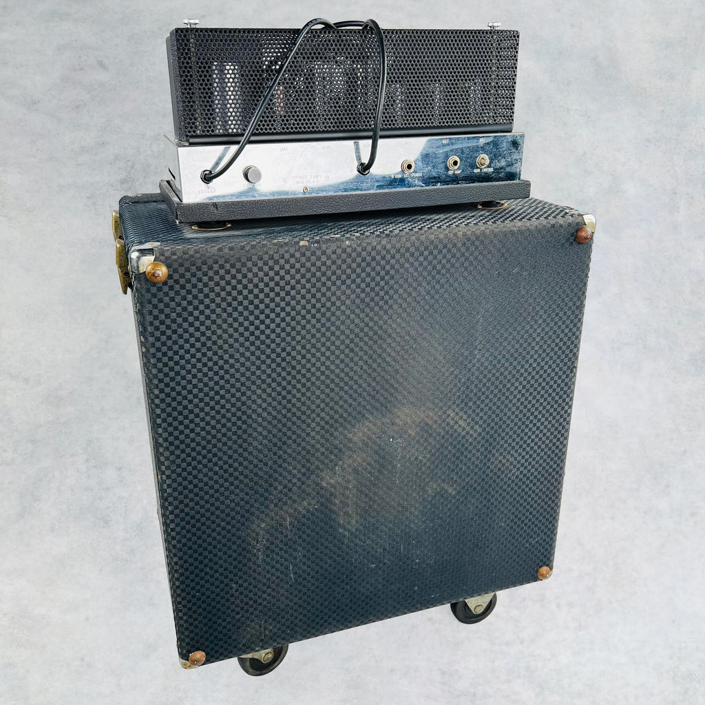 Ampeg B-15N 1x15" Flip Top Bass Combo Amplifier 1966 - Navy - 12