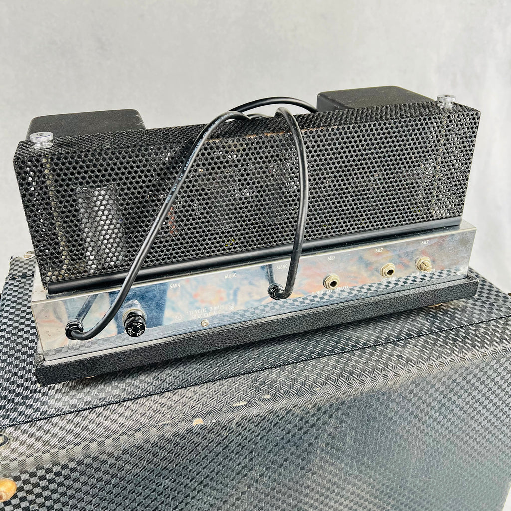 Ampeg B-15N 1x15" Flip Top Bass Combo Amplifier 1966 - Navy - 18