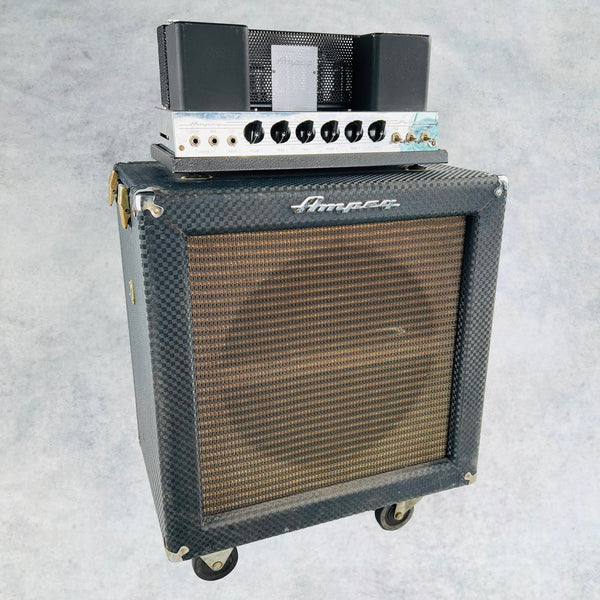 Ampeg B-15N 1x15" Flip Top Bass Combo Amplifier 1966 - Navy - 1