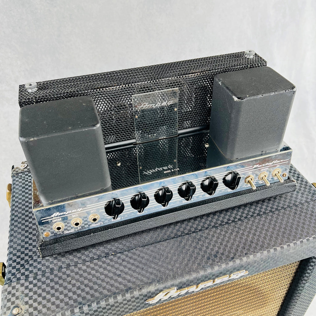 Ampeg B-15N 1x15" Flip Top Bass Combo Amplifier 1966 - Navy - 2
