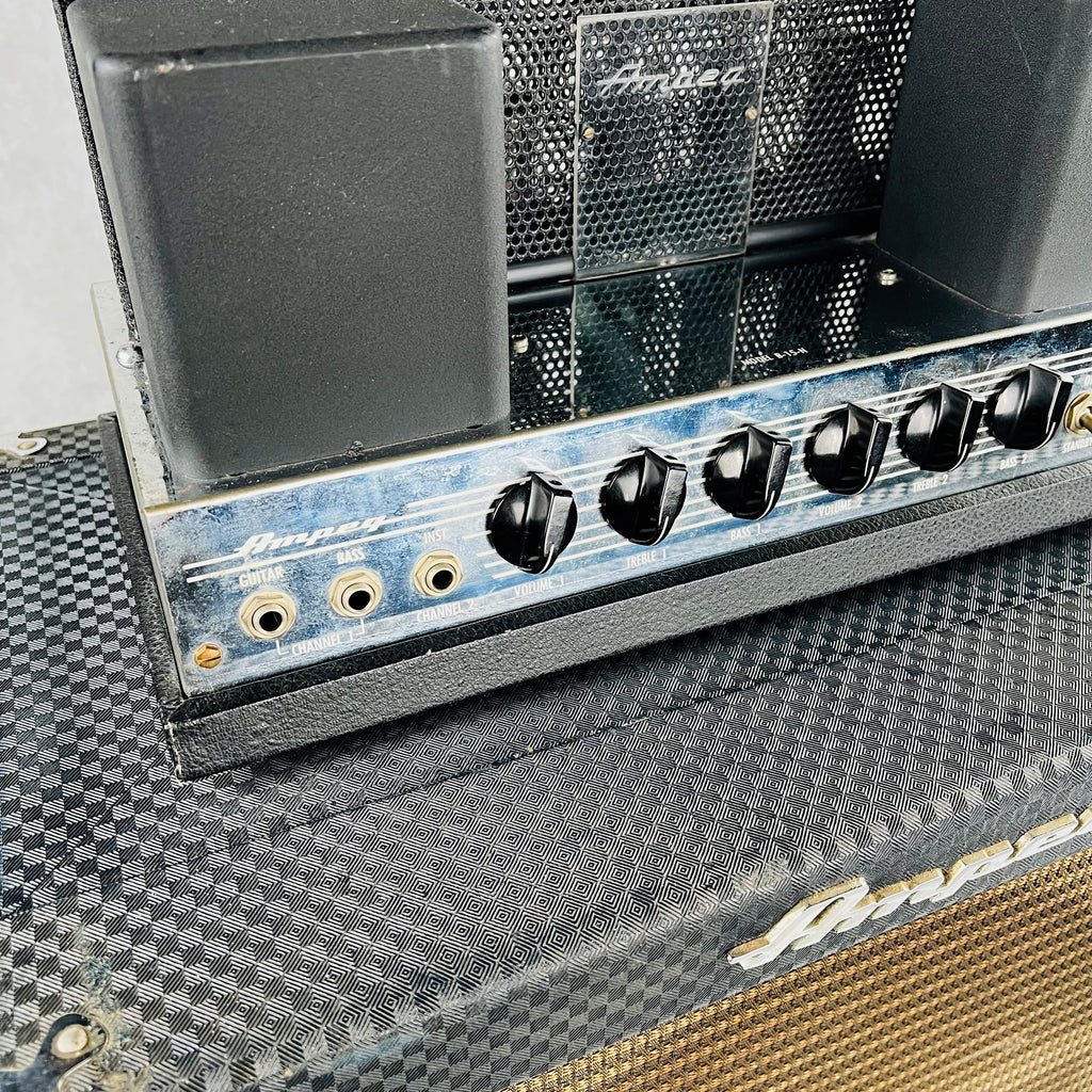 Ampeg B-15N 1x15" Flip Top Bass Combo Amplifier 1966 - Navy - 3