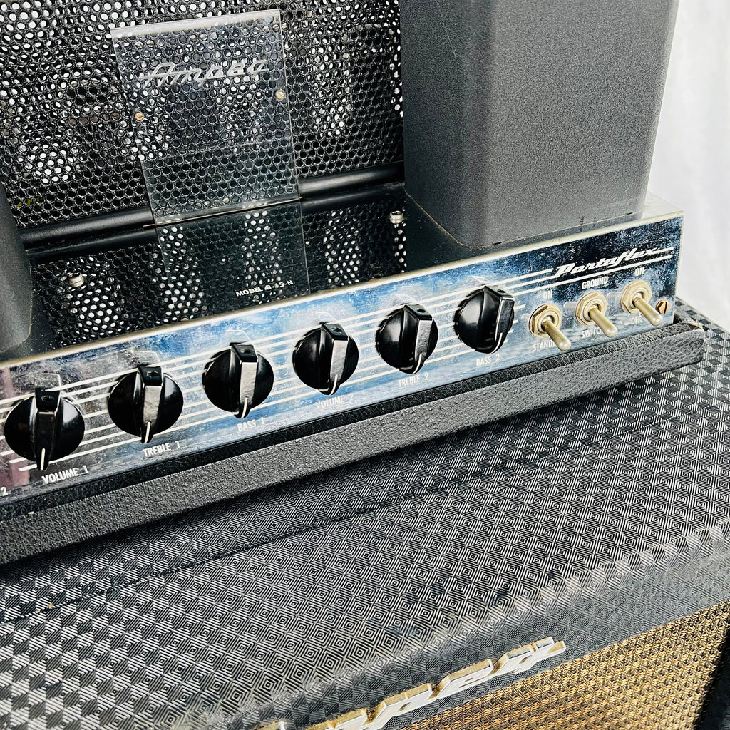Ampeg B-15N 1x15" Flip Top Bass Combo Amplifier 1966 - Navy - 5
