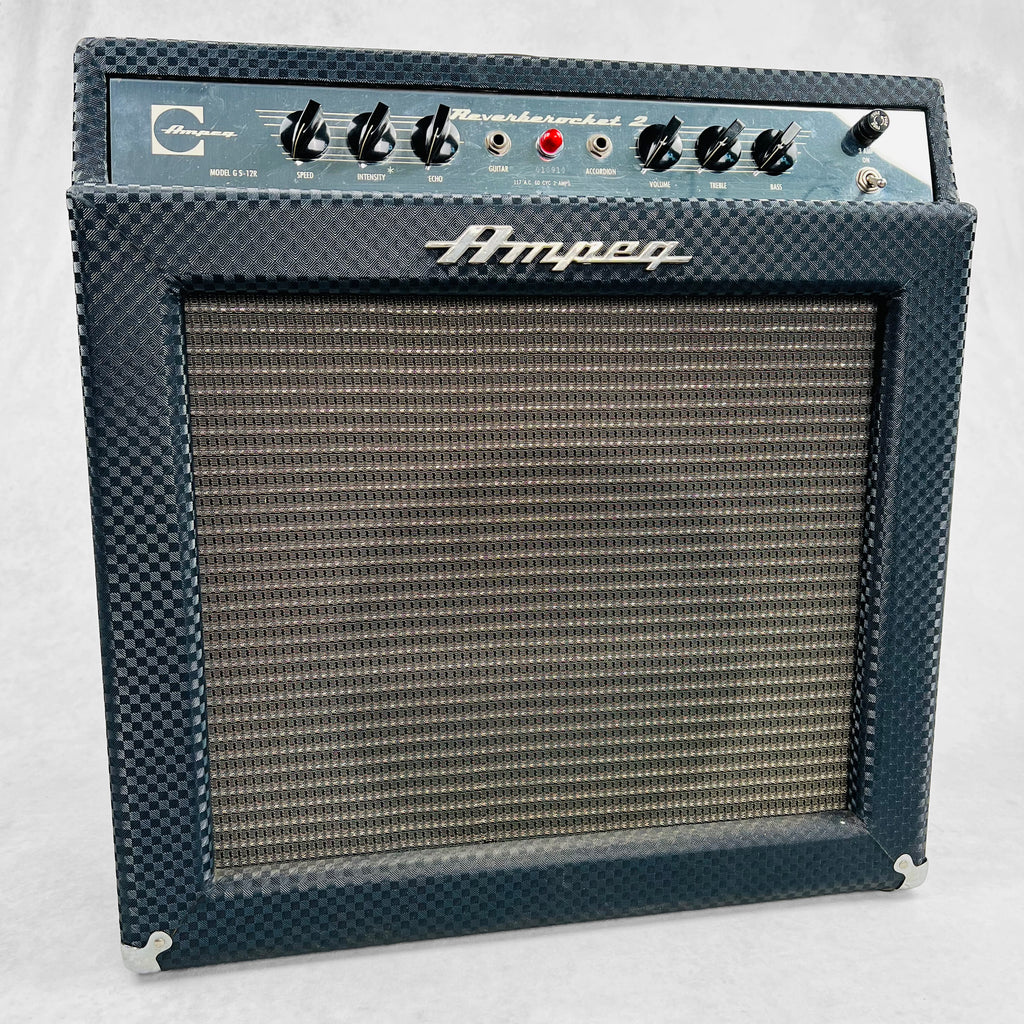 Ampeg GS-12R Reverberocket 2 1x12" Combo Amplifier 1965 - Blue - 1