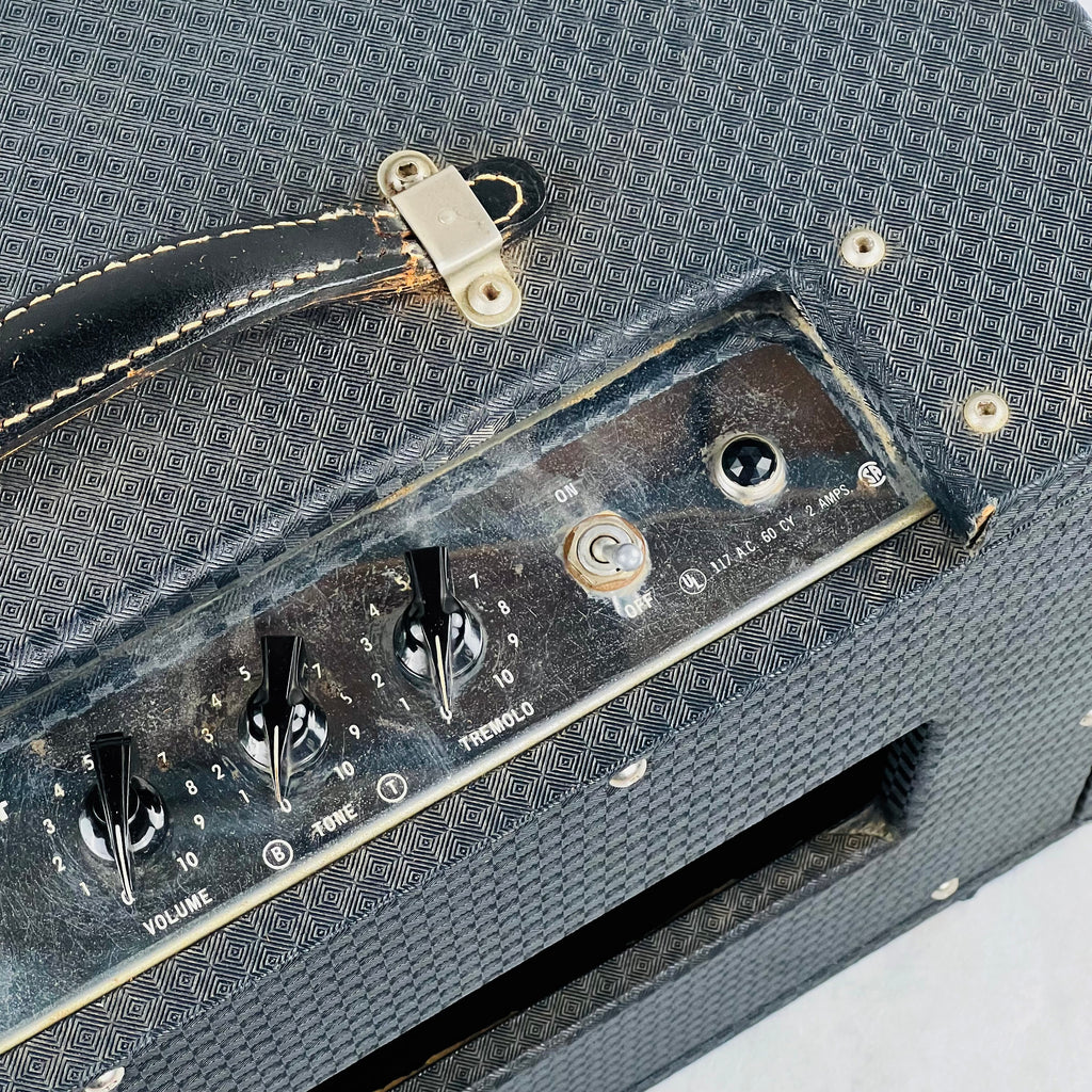 Ampeg J-12 Jet 1x12" Vintage Guitar Combo Amplifier 1965 - Blue - 9