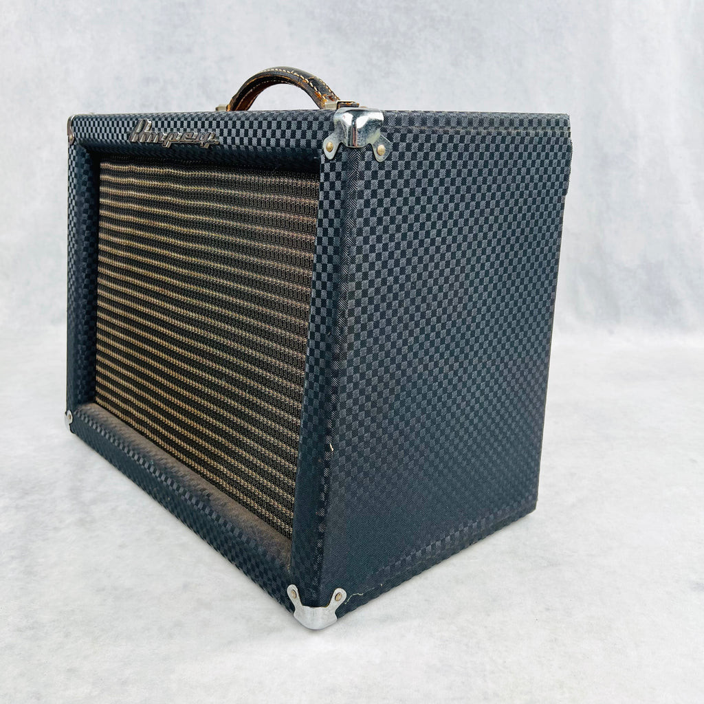 Ampeg J-12 Jet 1x12" Vintage Guitar Combo Amplifier 1965 - Blue - 7