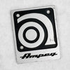 Ampeg Logo Amplifier Badge - Black - 1