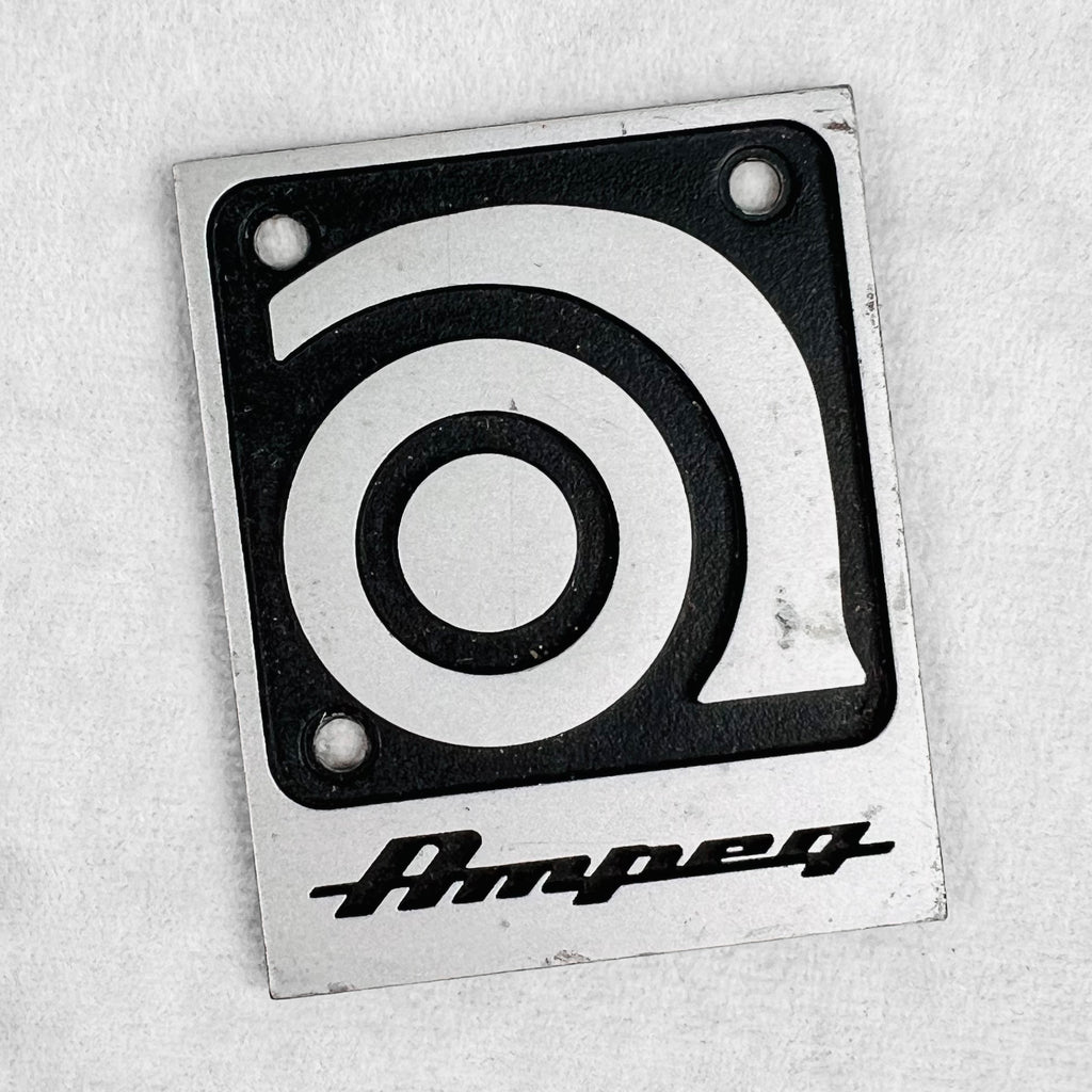 Ampeg Logo Amplifier Badge - Black - 1