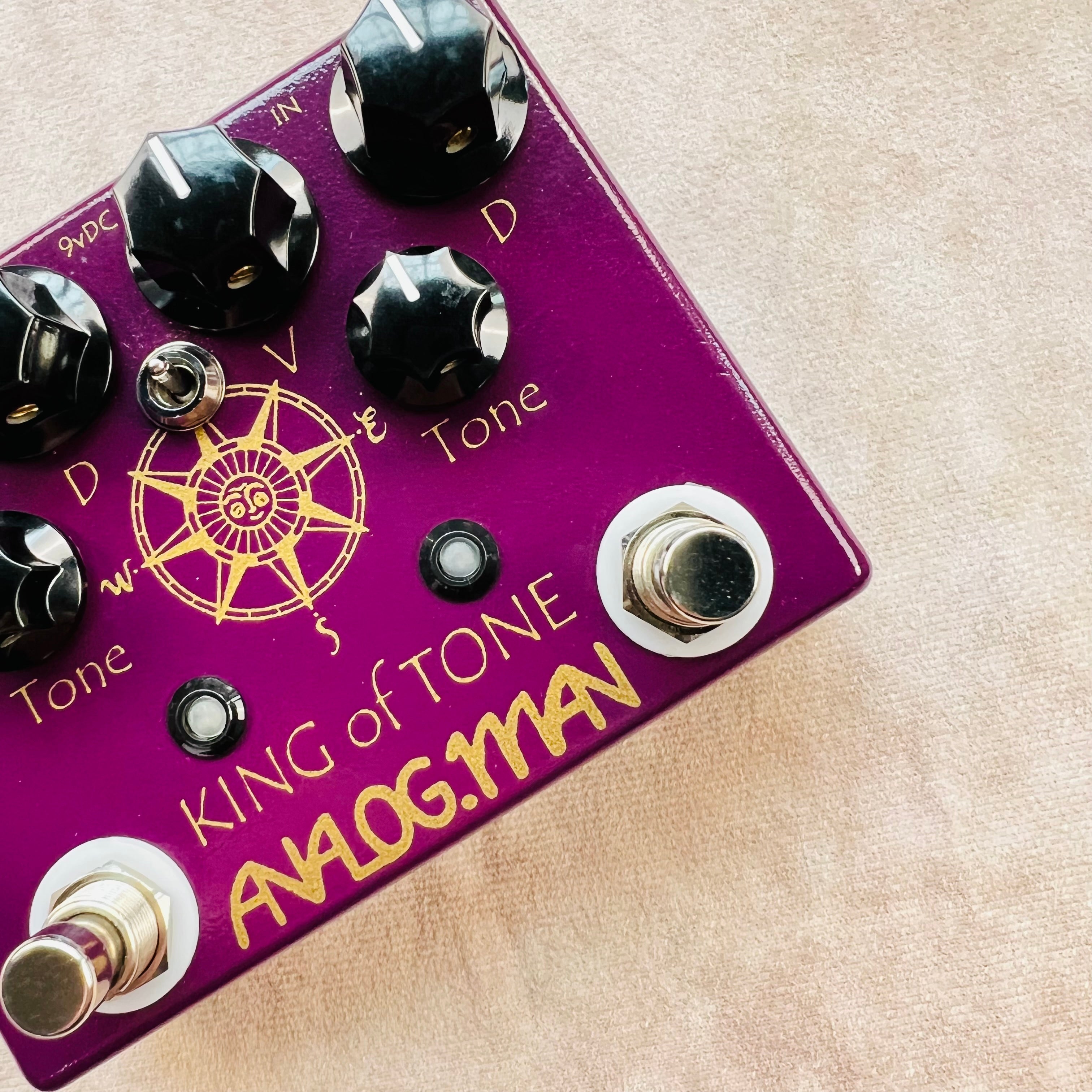 Analog.Man King Of Tone V4 難あり Analog Man King of Tone V4 (High Gain Both Sides) - YouTube