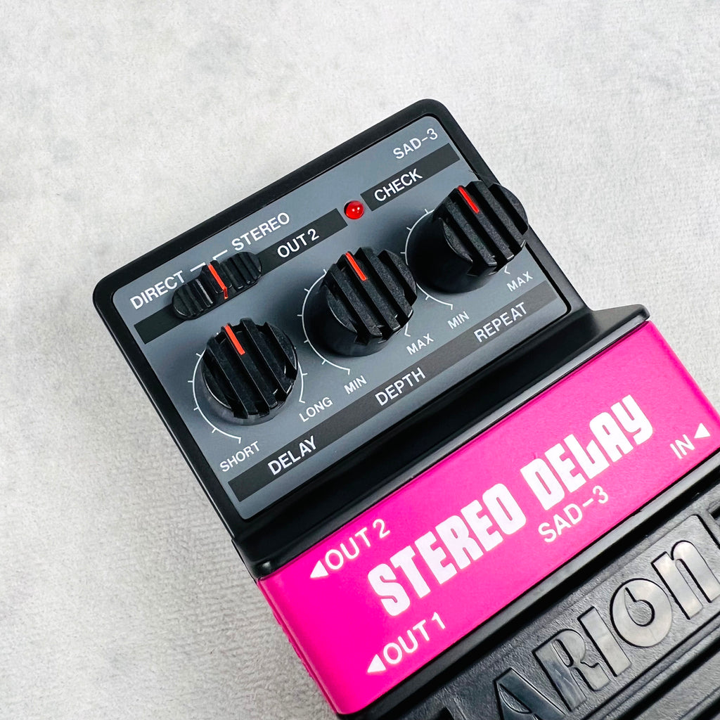 Arion SAD-3 Stereo Delay Pedal 2010s - Black - 2