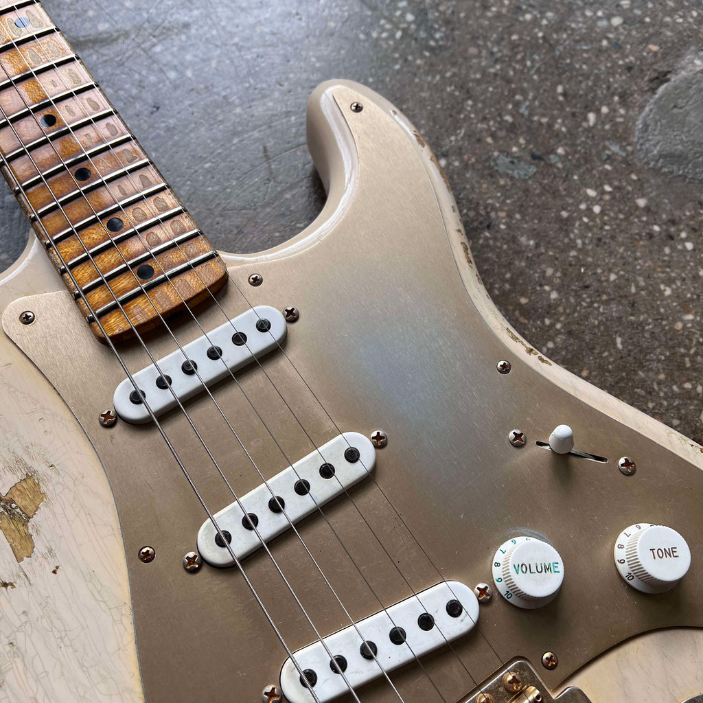 Fender Custom Shop Limited Edition Golden '50s 1954 Stratocaster 2014 - Dirty White Blonde - 7