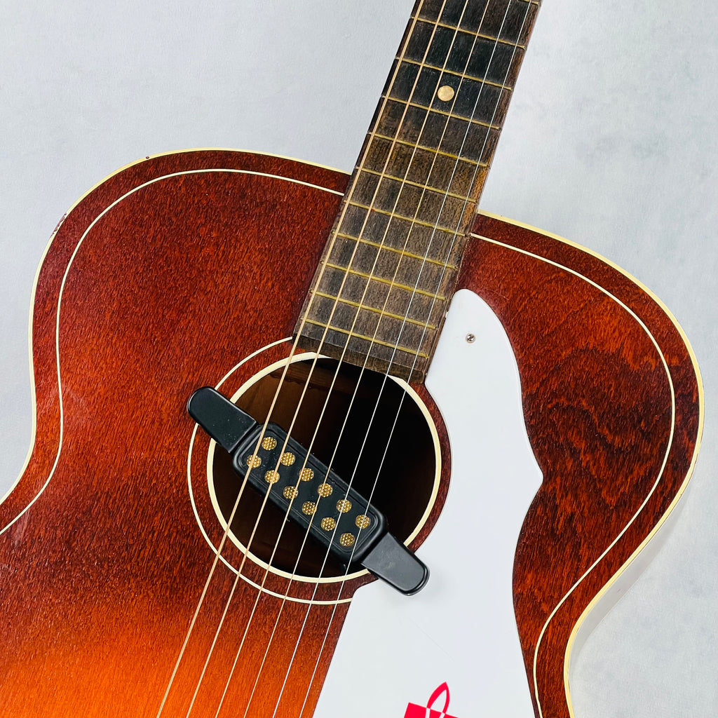 Barclay USA Harmony H-615 w/ Goldfoil Pickup Jack's Guitarcheology 1960s - Sunburst - 3