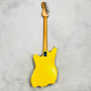 Vintage Batwing Electric Guitar Unbranded Made In Japan 1960s - Yellow - 10