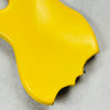 Vintage Batwing Electric Guitar Unbranded Made In Japan 1960s - Yellow - 11