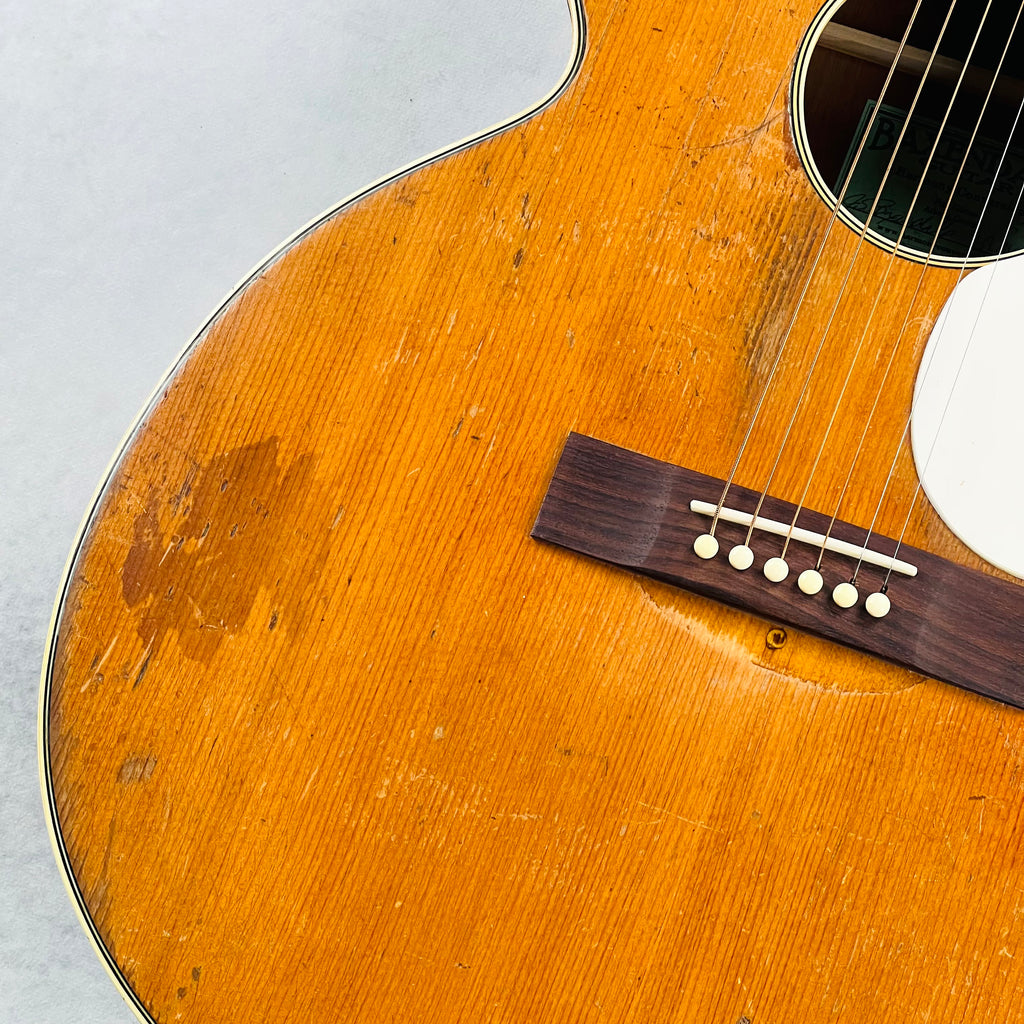 Baxendale Conversion Kay Sherwood Deluxe Jumbo Acoustic 1950s - Natural - 4