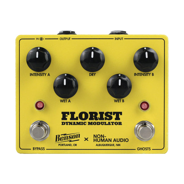 Benson Amps / Non-Human Audio Florist Dynamic Modulator (Yellow)d - Top